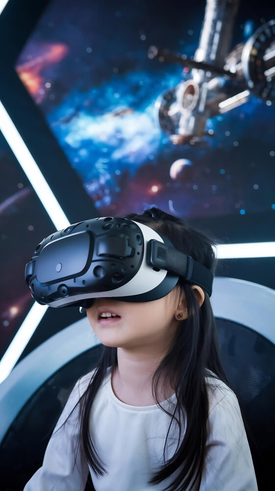 Virtual reality exploration image